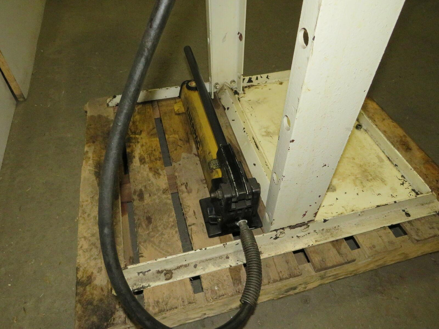 10 Ton H-Frame Manual Hydraulic Shop Press Enerpac Pump and RC1010 Cylinder