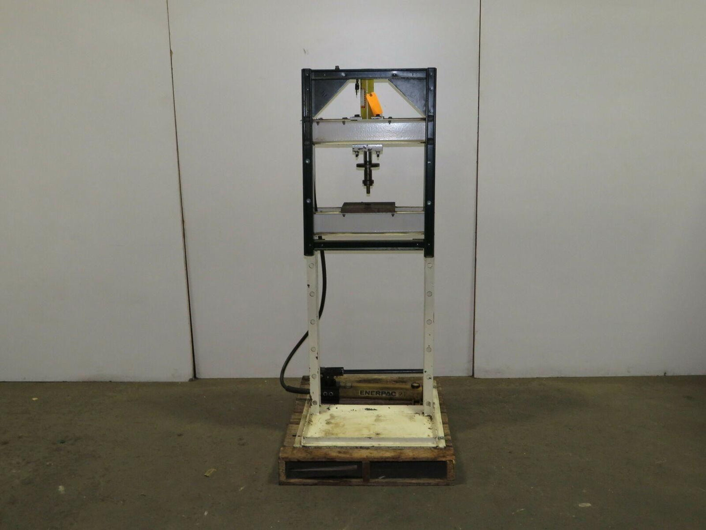 10 Ton H-Frame Manual Hydraulic Shop Press Enerpac Pump and RC1010 Cylinder