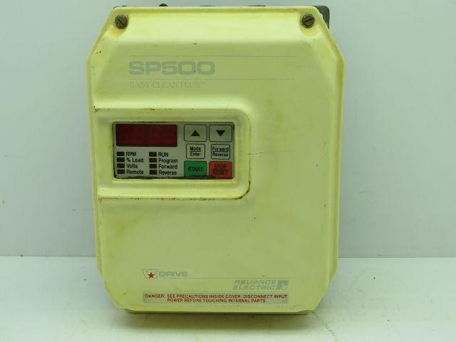 Reliance Electric 1SU44003 SP500 AC Drive 3HP 3PH 380-460VAC 6.4A 0-240Hz