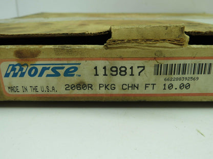 Morse 2060R #60 Single Strand Riveted Roller Chain 1.5" Pitch 10ft