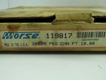 Morse 2060R #60 Single Strand Riveted Roller Chain 1.5" Pitch 10ft