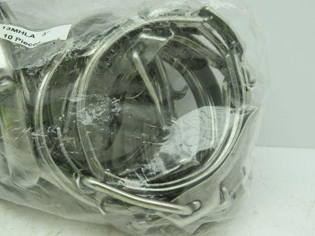 3" Quick Release Toggle Clamp Tri Clamp 304 Stainless 13MHLA300  Lot of 10