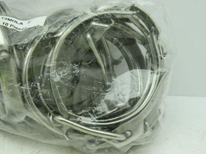 3" Quick Release Toggle Clamp Tri Clamp 304 Stainless 13MHLA300  Lot of 10