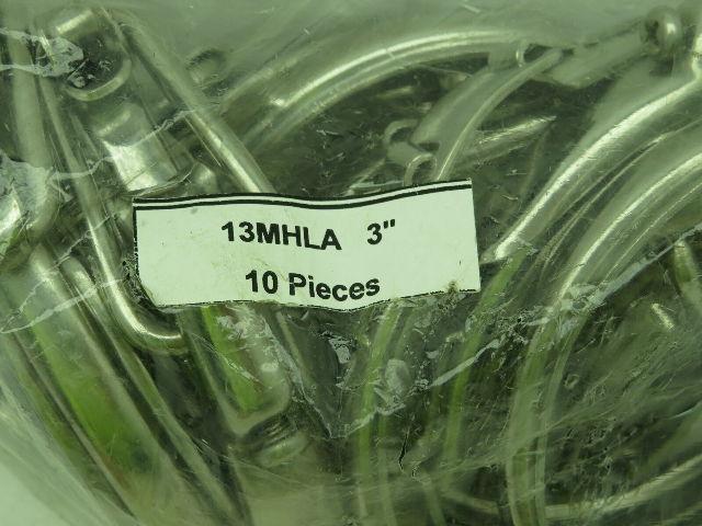 3" Quick Release Toggle Clamp Tri Clamp 304 Stainless 13MHLA300  Lot of 10