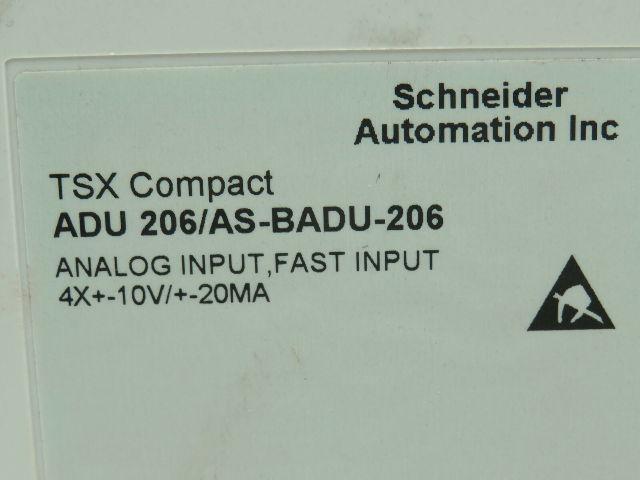 Schneider Automation ADU 206/AS-BADU-206 Analog Input 10V DIN Rail Mount