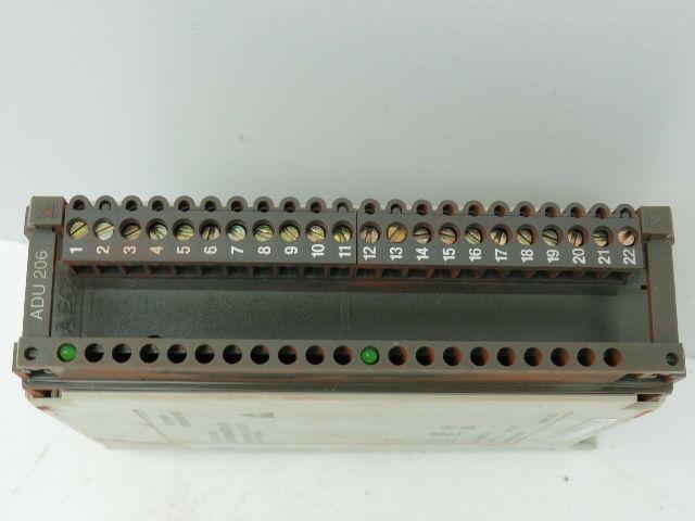 Schneider Automation ADU 206/AS-BADU-206 Analog Input 10V DIN Rail Mount