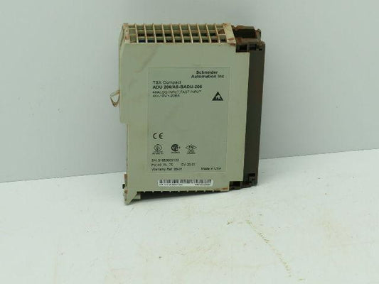 Schneider Automation ADU 206/AS-BADU-206 Analog Input 10V DIN Rail Mount