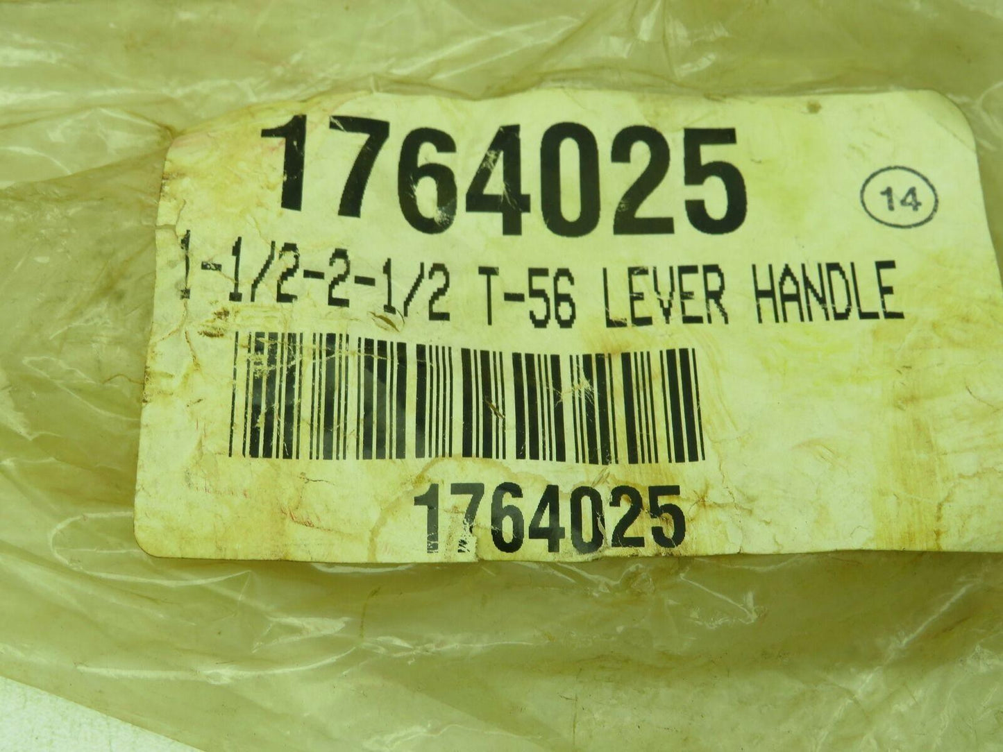AV Asahi Valve T-56 1-1/2"- 2-1/2"  Manual Butterfly Valve Lever Handle 1764025