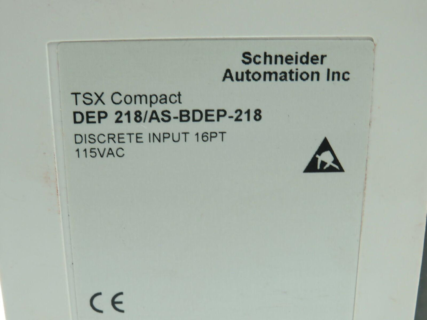 Schneider Automation DEP 218/AS-BDEP-218 Discrete Input 16PT 115VAC Lot of 6
