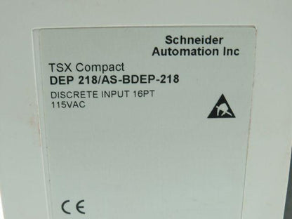 Schneider Automation DEP 218/AS-BDEP-218 Discrete Input 16PT 115VAC Lot of 6