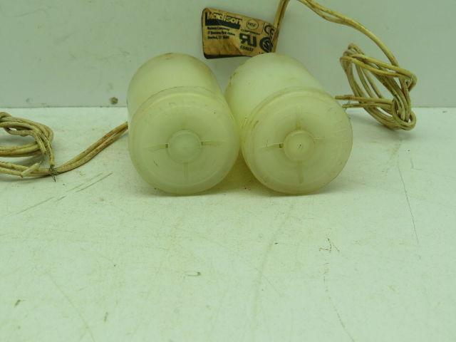 Madison MS8800 Tank Float Liquid Level Switch Polypropylene 1/4" NPT  Lot of 2