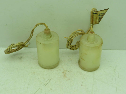 Madison MS8800 Tank Float Liquid Level Switch Polypropylene 1/4" NPT  Lot of 2