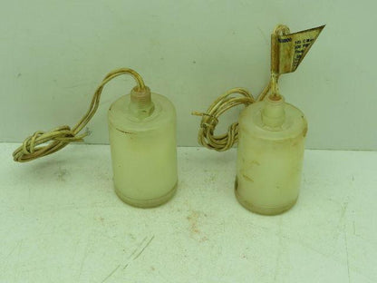 Madison MS8800 Tank Float Liquid Level Switch Polypropylene 1/4" NPT  Lot of 2