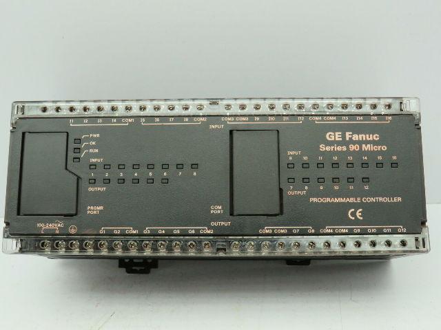 GE Fanuc IC693UAA007GP1 Series 90 Micro Power Supply 100-240VAC 16PT