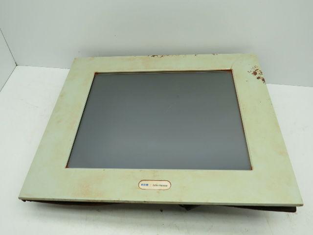 Eaton Cutler-Hammer 7585DT-17 17" TFT LCD Monitor W/ELO Touch Screen 60W DC