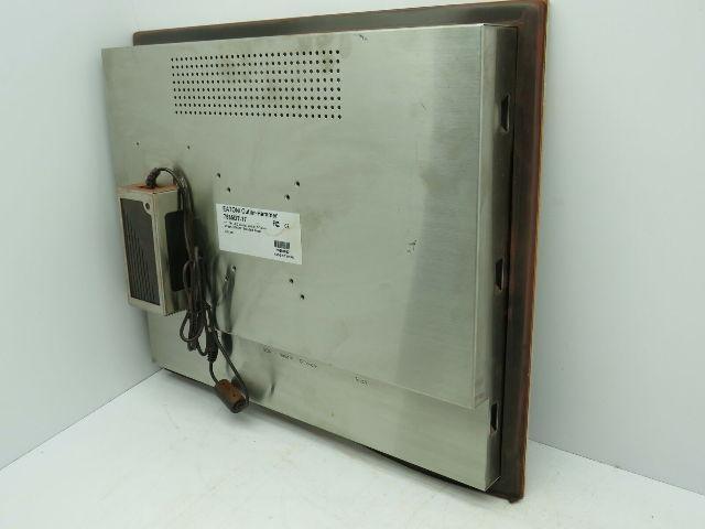 Eaton Cutler-Hammer 7585DT-17 17" TFT LCD Monitor W/ELO Touch Screen 60W DC