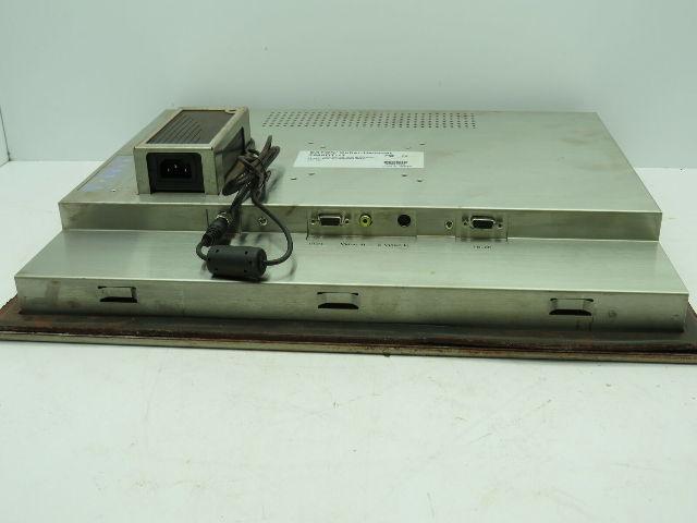 Eaton Cutler-Hammer 7585DT-17 17" TFT LCD Monitor W/ELO Touch Screen 60W DC