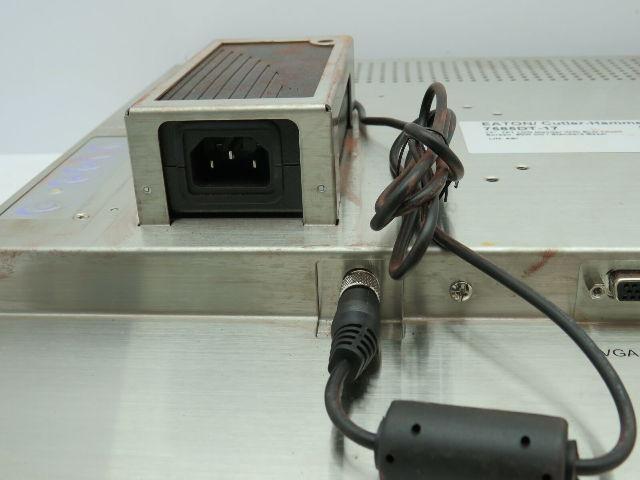 Eaton Cutler-Hammer 7585DT-17 17" TFT LCD Monitor W/ELO Touch Screen 60W DC