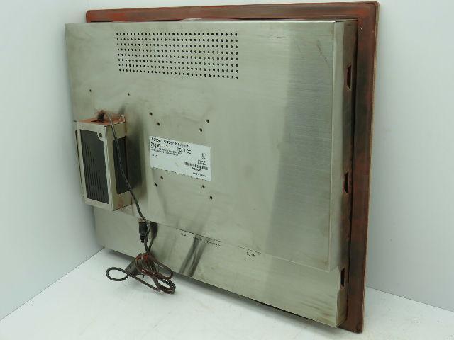 Eaton Cutler-Hammer 7585DT-17 17" TFT LCD Monitor W/ELO Touch Screen 60W DC