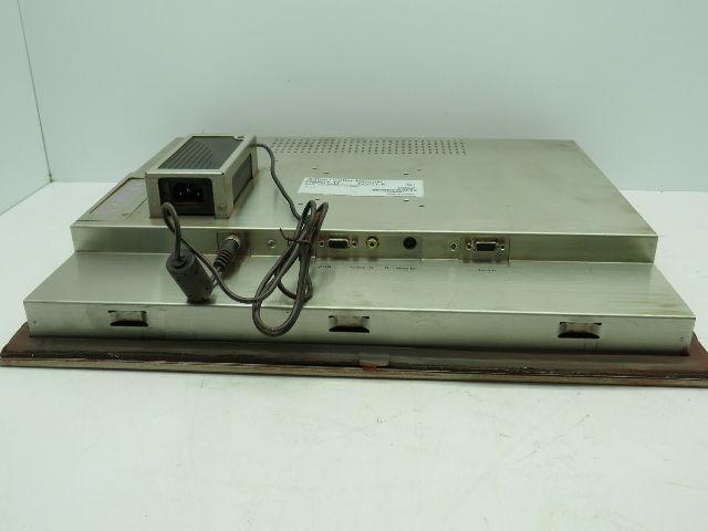 Eaton Cutler-Hammer 7585DT-17 17" TFT LCD Monitor W/ELO Touch Screen 60W DC