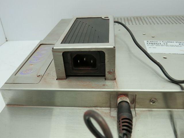 Eaton Cutler-Hammer 7585DT-17 17" TFT LCD Monitor W/ELO Touch Screen 60W DC