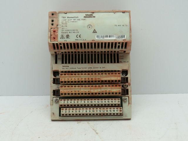 Schneider Automation 170ADO54050 TSX Momentum I/O Base 120VAC 16PT