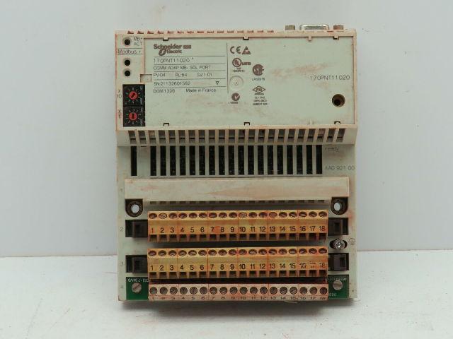 Schneider Electric 170PNT11020 Comm Adapter MB+SGL Port