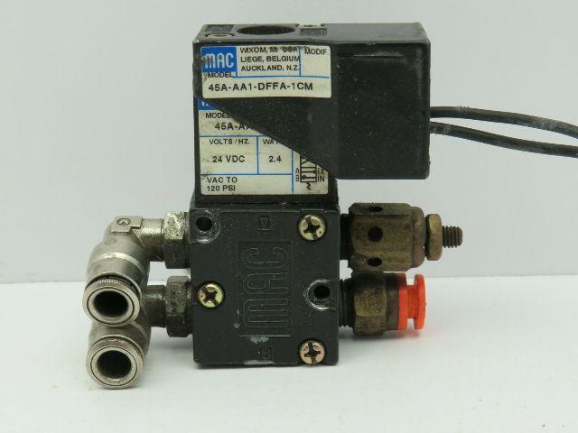 MAC 45A-AA1-DFFA-1CM Valve 120PSI 24VDC