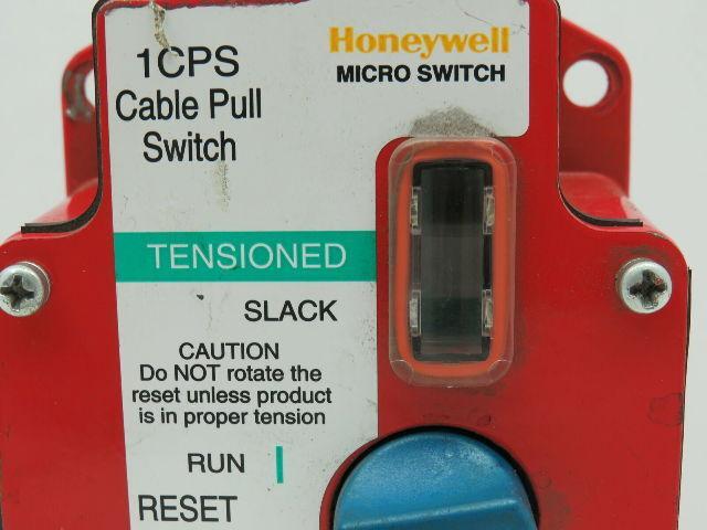 Honeywell 1CPSA6A Micro Switch 24VDC Safety Pull Stop