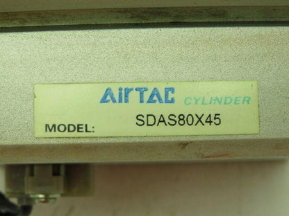 AirTac SDAS80X45 Pneumatic Air Cylinder 80mm Bore 45mm Stroke