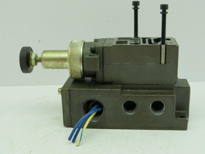Numatics 081RS100J000000 Pneumatic Pressure Regulator Manifold Block Base