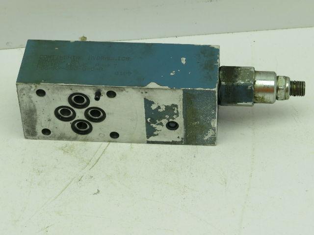 Continental Hydraulics P5S-RP-300-G-S-B Reducing Relief Valve Sandwich Block