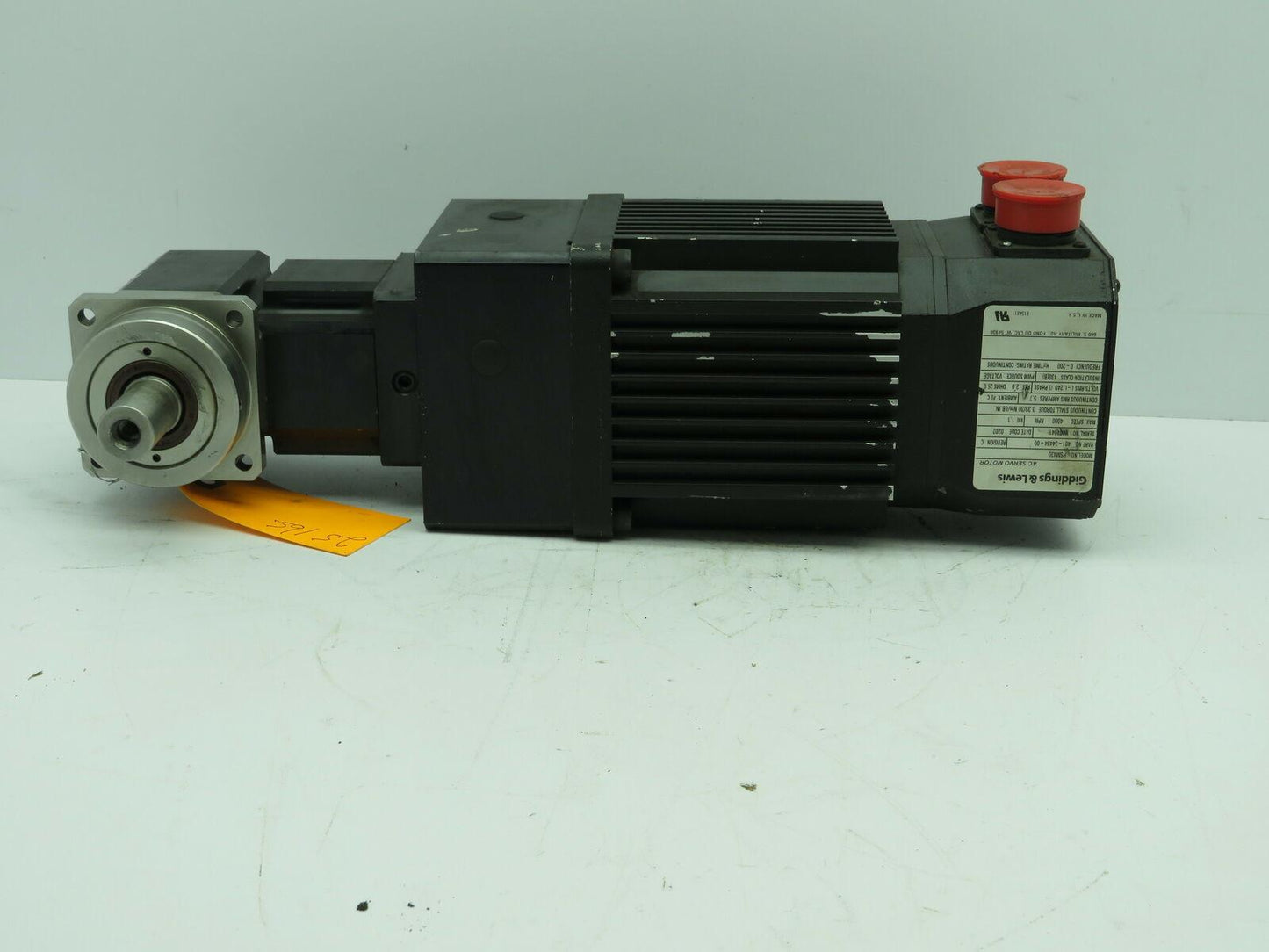 Giddings & Lewis 401-34434-00 AC Servo Motor 4000RPM 1.1KW 3PH W/PTR075-003-0