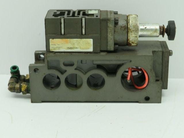 Numatics 152RS100J Valve Pressure Regulator Manifold Block Base Assembly
