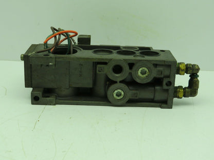 Numatics 152RS100J Valve Pressure Regulator Manifold Block Base Assembly