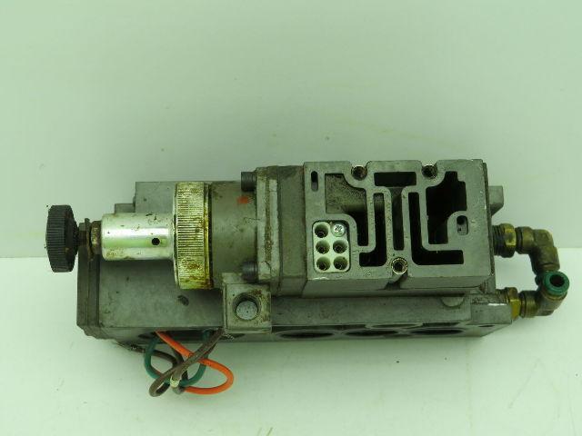 Numatics 152RS100J Valve Pressure Regulator Manifold Block Base Assembly