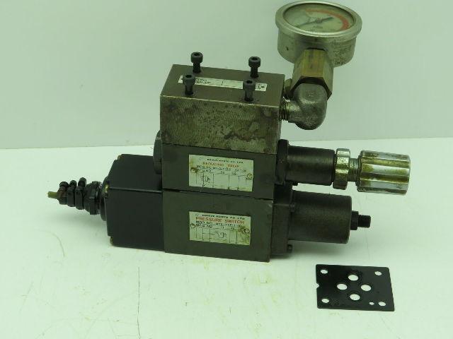 Daikin Kogyo MG-02P-03-30-T-08  Reducing Valve Pressure Switch MPS-02P-1-10