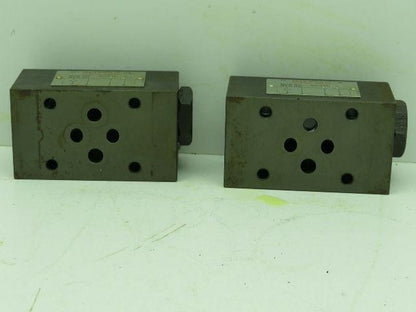 Daikin Kogyo MC-02P-05-10 Hydraulic Check Valve  Lot of 2