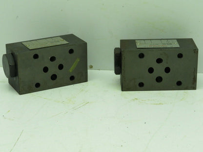 Daikin Kogyo MC-02P-05-10 Hydraulic Check Valve  Lot of 2