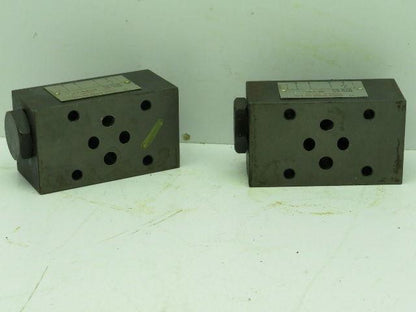 Daikin Kogyo MC-02P-05-10 Hydraulic Check Valve  Lot of 2