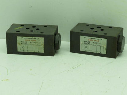 Daikin Kogyo MC-02P-05-10 Hydraulic Check Valve  Lot of 2
