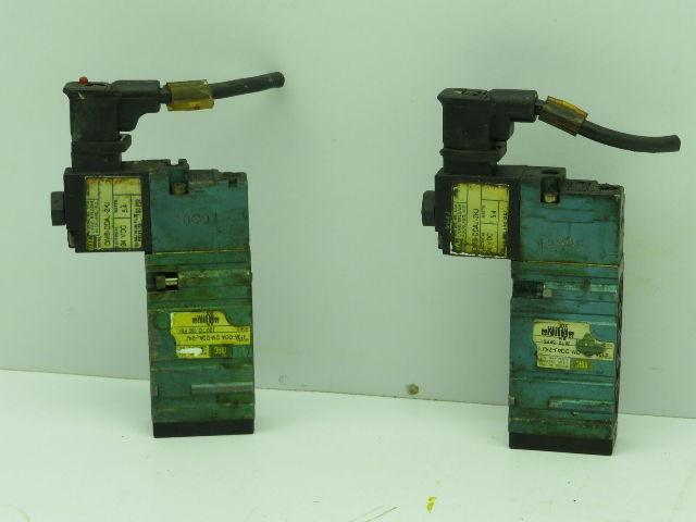 Mac 413A-00A-DM-DDAJ-2KJ Solenoid Valve DMB-DDAJ-2KJ 24VDC 5.4W 150PSI Lot of 2