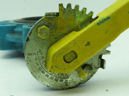 Grinnell LC-8281-3 Iron Bronze Flanged Butterfly Valve