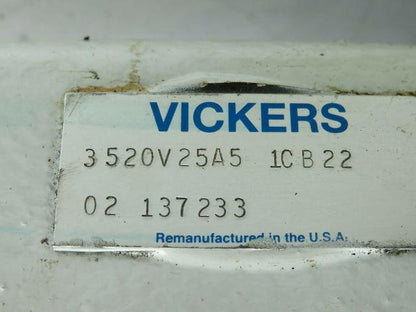 Vickers 3520V25A5 1CB22 Hydraulic Vane Pump