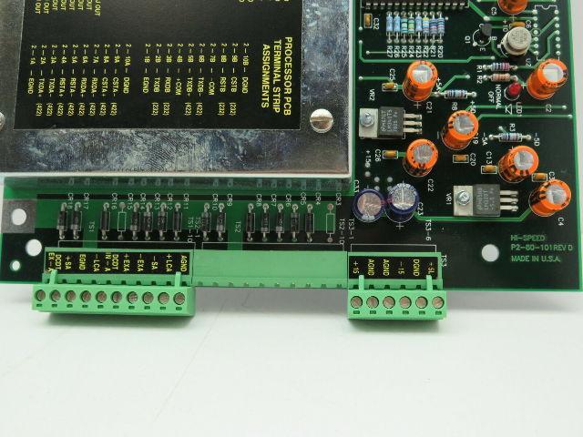 Hi-Speed P2-80-101 REV D Checkweigher Processor Circuit Board P280101