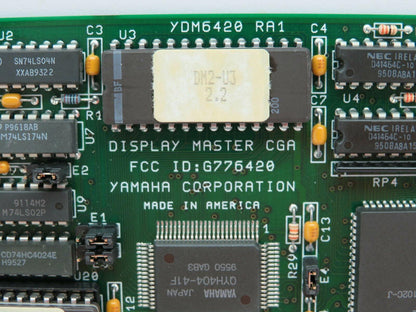 Yamaha YDM6420 RA1 Display Master CGA Circuit Board Card G776420