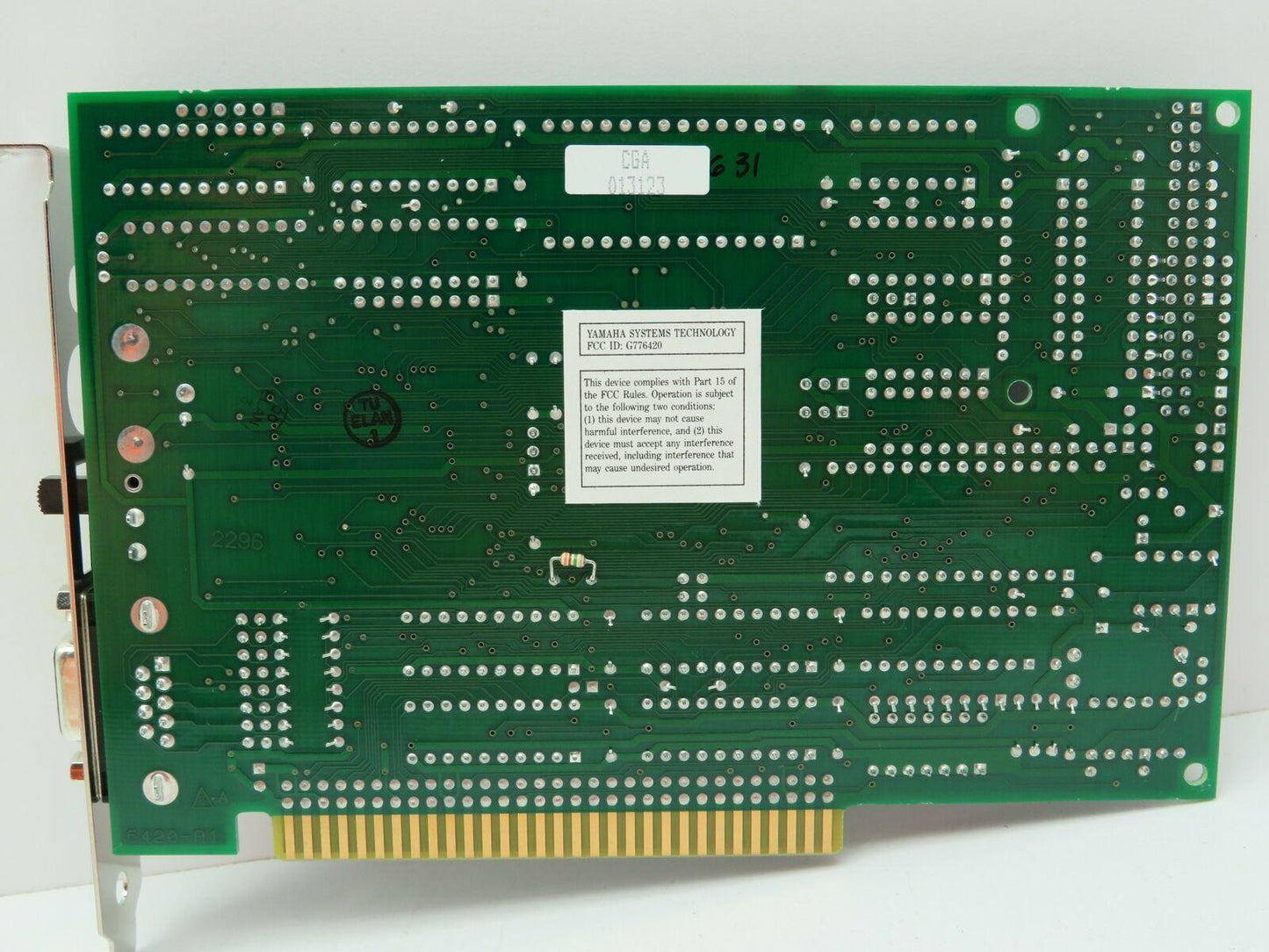 Yamaha YDM6420 RA1 Display Master CGA Circuit Board Card G776420