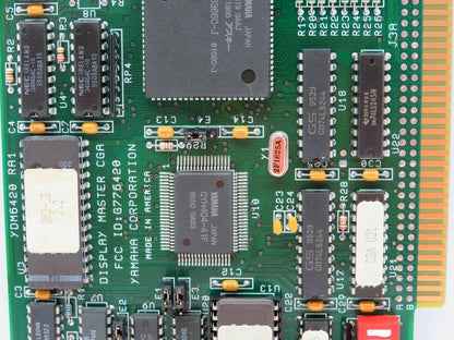 Yamaha YDM6420 RA1 Display Master CGA Circuit Board Card G776420