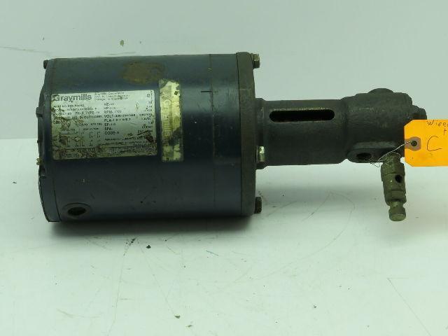 Graymills 3VH56T17T5533A Superflo Coolant Pump 1/4HP 1725RPM 56CZ-60 Frame 3PH