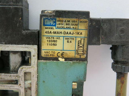 MAC 45A-MAH-DAAJ-1KA Solenoid Valve Lot of 4